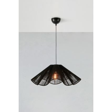 Markslöjd 108682 - Lampadario a sospensione con filo NAMI 1xE27/40W/230V nero