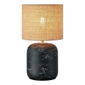 Markslöjd 108683 - Lampada da tavolo MONTAGNA 1xE14/40W/230V 32 cm beige/nero