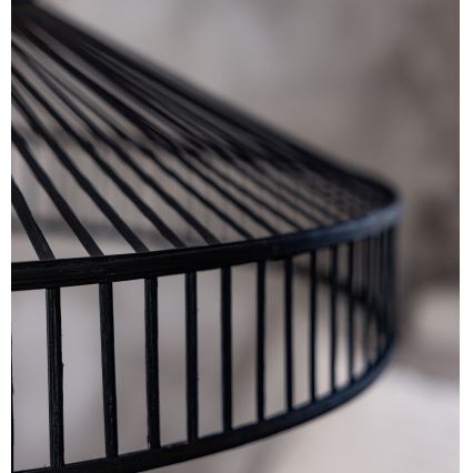 Markslöjd 108782 - Lampadario a sospensione con filo TAPA 1xE27/40W/230V nero/bambù