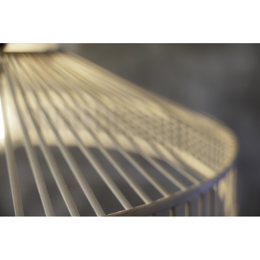 Markslöjd 108783 - Lampadario a sospensione con filo TAPA 1xE27/40W/230V beige/bambù