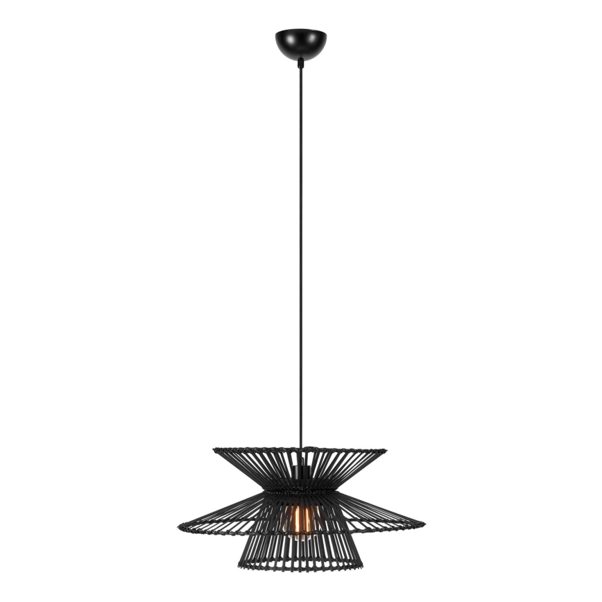 Markslöjd 108784 - Lampadario a sospensione con filo DUPLICI 1xE27/40W/230V nero/bambù