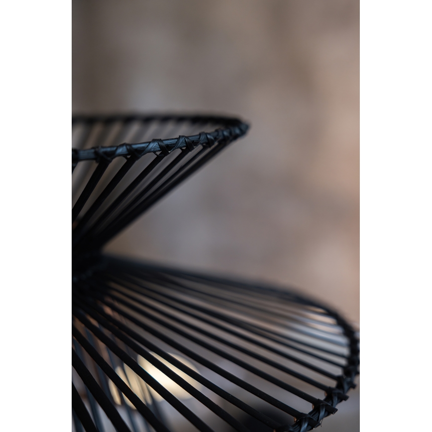 Markslöjd 108784 - Lampadario a sospensione con filo DUPLICI 1xE27/40W/230V nero/bambù