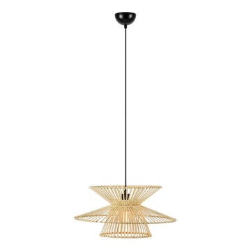 Markslöjd 108785 - Lampadario a sospensione con filo DUPLICI 1xE27/40W/230V beige/bambù