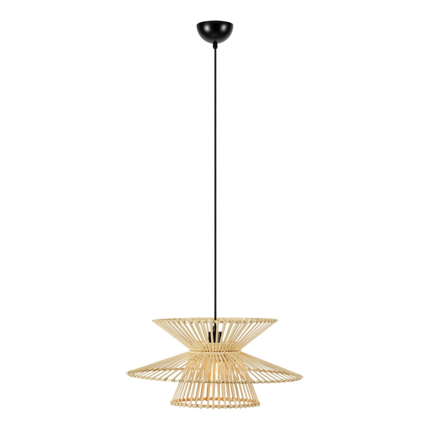 Markslöjd 108785 - Lampadario a sospensione con filo DUPLICI 1xE27/40W/230V beige/bambù