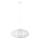 Markslöjd 108794 - Lampadario a sospensione con filo FORENCE 1xE27/40W/230V diametro 60 cm bianco