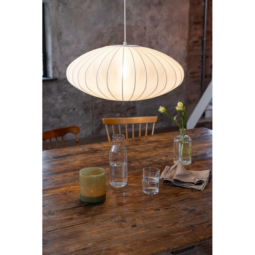 Markslöjd 108794 - Lampadario a sospensione con filo FORENCE 1xE27/40W/230V diametro 60 cm bianco