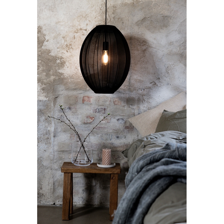 Markslöjd 108795 - Lampadario a sospensione con filo FLORENCE 1xE27/40W/230V nero
