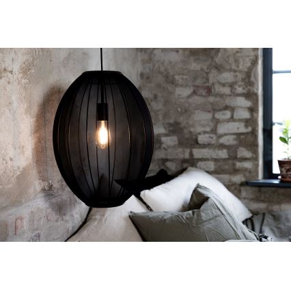 Markslöjd 108795 - Lampadario a sospensione con filo FLORENCE 1xE27/40W/230V nero