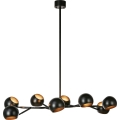 Markslöjd 108852 - Lampadario a sospensione con supporto rigido EDGAR 8xE14/40W/230V nero