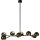 Markslöjd 108852 - Lampadario a sospensione con supporto rigido EDGAR 8xE14/40W/230V nero