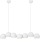 Markslöjd 108859 - Lampadario a sospensione con filo CUPOLO 7xE14/40W/230V bianco