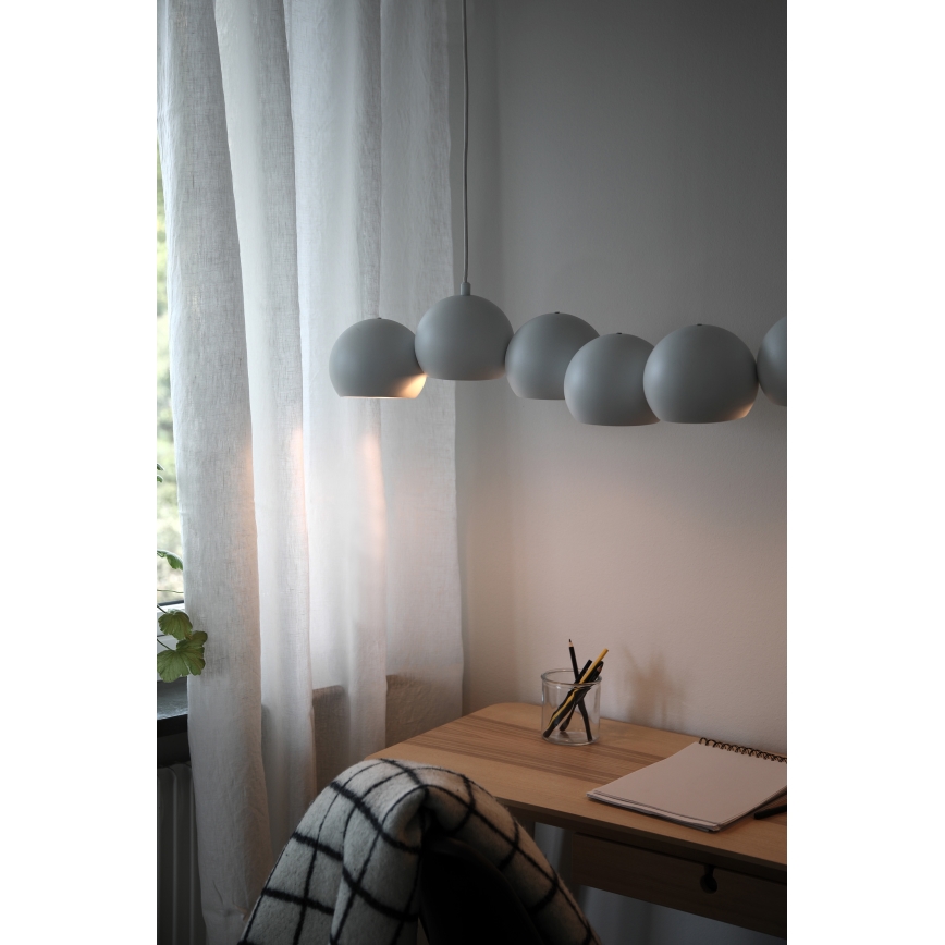 Markslöjd 108859 - Lampadario a sospensione con filo CUPOLO 7xE14/40W/230V bianco