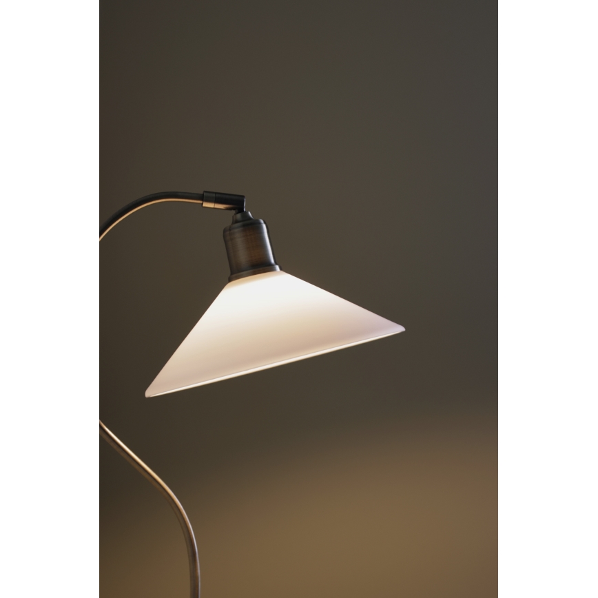 Markslöjd 108863 - Lampada da tavolo VELA 1xE27/40W/230V ottone/bianco