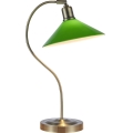 Markslöjd 108864 - Lampada da tavolo VELA 1xE27/40W/230V ottone/verde