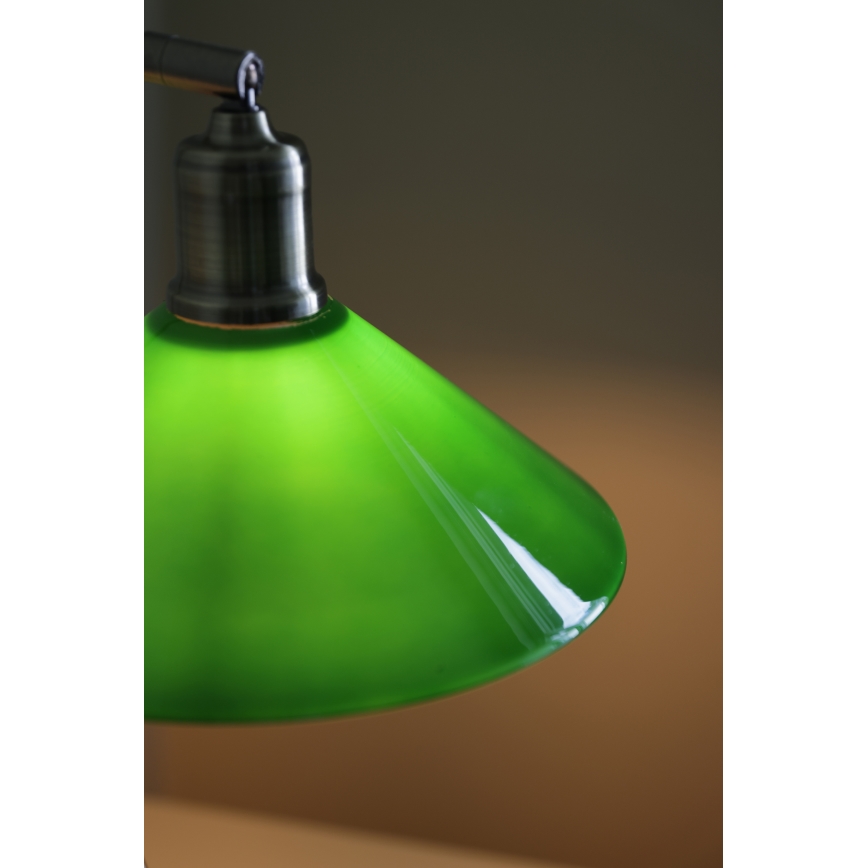 Markslöjd 108864 - Lampada da tavolo VELA 1xE27/40W/230V ottone/verde