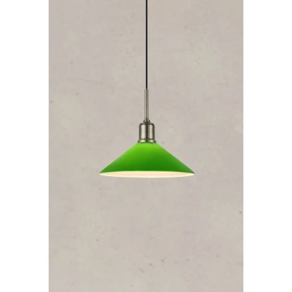 Markslöjd 108868 - Lampadario a sospensione con filo VELA 1xE27/40W/230V ottone/verde