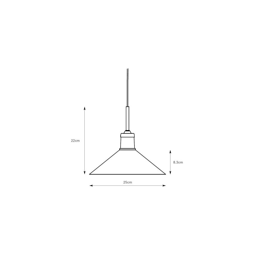 Markslöjd 108868 - Lampadario a sospensione con filo VELA 1xE27/40W/230V ottone/verde