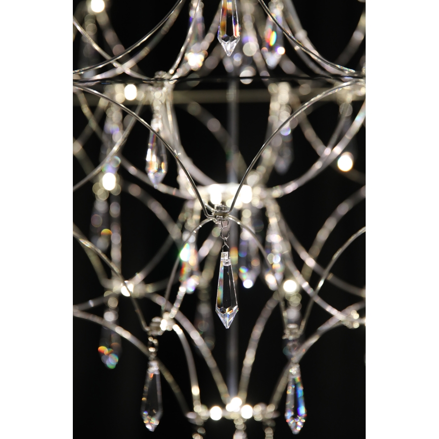 Markslöjd 108870 - LED Lampadario di cristallo dimmerabile a filo EFESOS LED/25W/230V diametro 80 cm