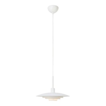 Markslöjd 108874 - Lampada a sospensione su cavo PINY 1xE27/60W/230V Ø 35 cm bianco