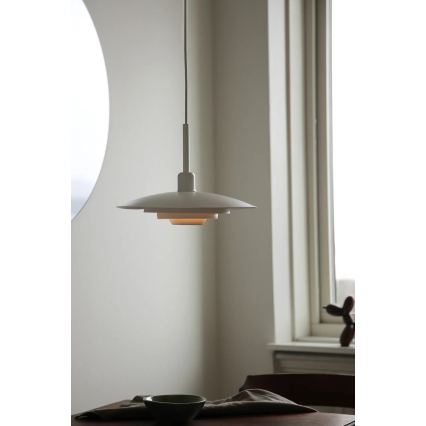 Markslöjd 108874 - Lampada a sospensione su cavo PINY 1xE27/60W/230V Ø 35 cm bianco