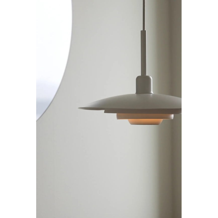 Markslöjd 108874 - Lampada a sospensione su cavo PINY 1xE27/60W/230V Ø 35 cm bianco