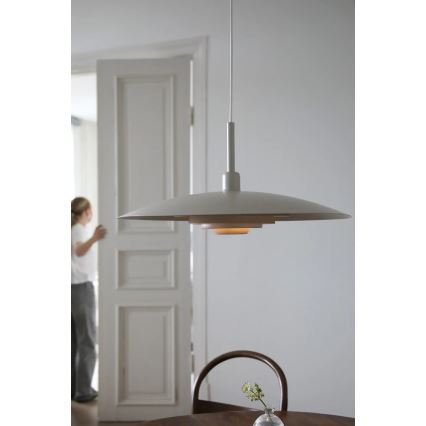 Markslöjd 108877 - Lampadario a sospensione su cavo PINY 1xE27/60W/230V Ø 57 cm beige
