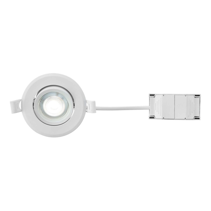Markslöjd 108885 - Faretto da incasso dimmerabile per bagno PLUTO LED/4,9W/230V CRI 90 IP44 bianco