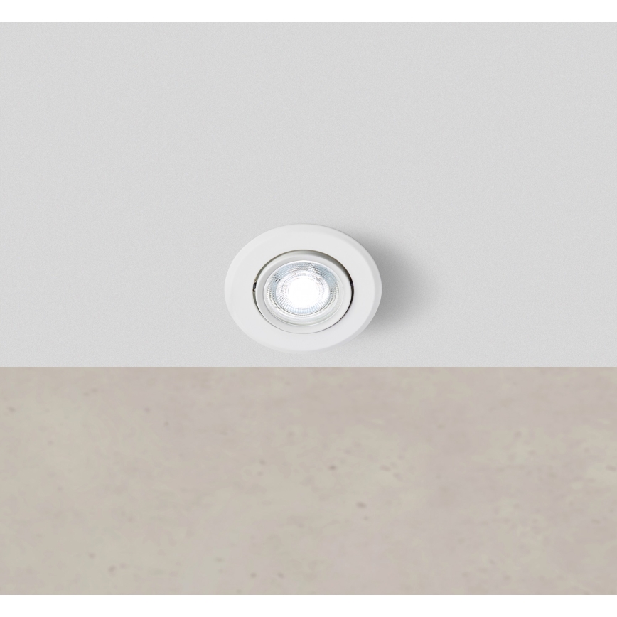 Markslöjd 108885 - Faretto da incasso dimmerabile per bagno PLUTO LED/4,9W/230V CRI 90 IP44 bianco