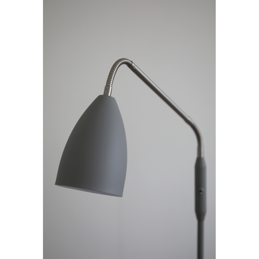 Markslöjd 108888 - Lampada da terra dimmerabile PATRO LED/4,9W/230V CRI 90 grigia
