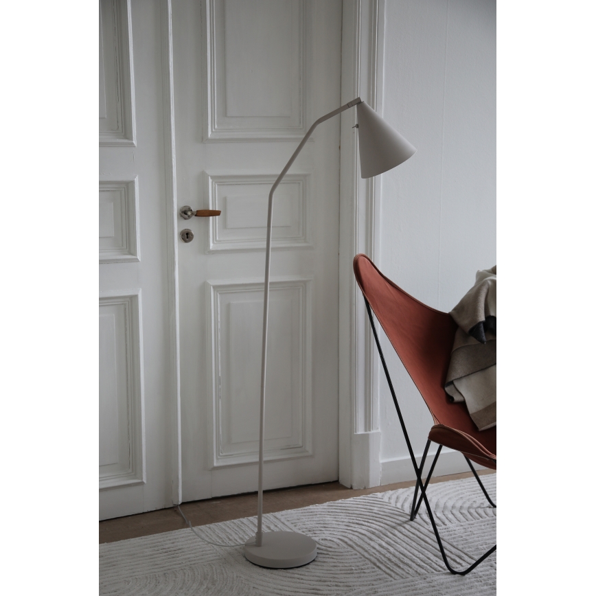 Markslöjd 108890 - Lampada da terra dimmerabile a LED FUNIL LED/4,9W/230V CRI 90 beige