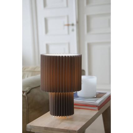 Markslöjd 108896 - Lampada da tavolo CATIS 1xE27/60W/230V 32 cm grigia