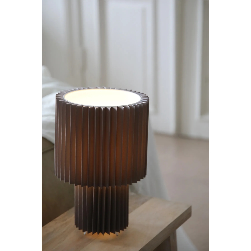 Markslöjd 108896 - Lampada da tavolo CATIS 1xE27/60W/230V 32 cm grigia