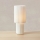 Markslöjd 108897 - Lampada da tavolo CATIS 1xE27/60W/230V 45 cm bianca