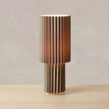 Markslöjd 108898 - Lampada da tavolo CATIS 1xE27/60W/230V 45 cm grigia