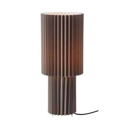 Markslöjd 108898 - Lampada da tavolo CATIS 1xE27/60W/230V 45 cm grigia