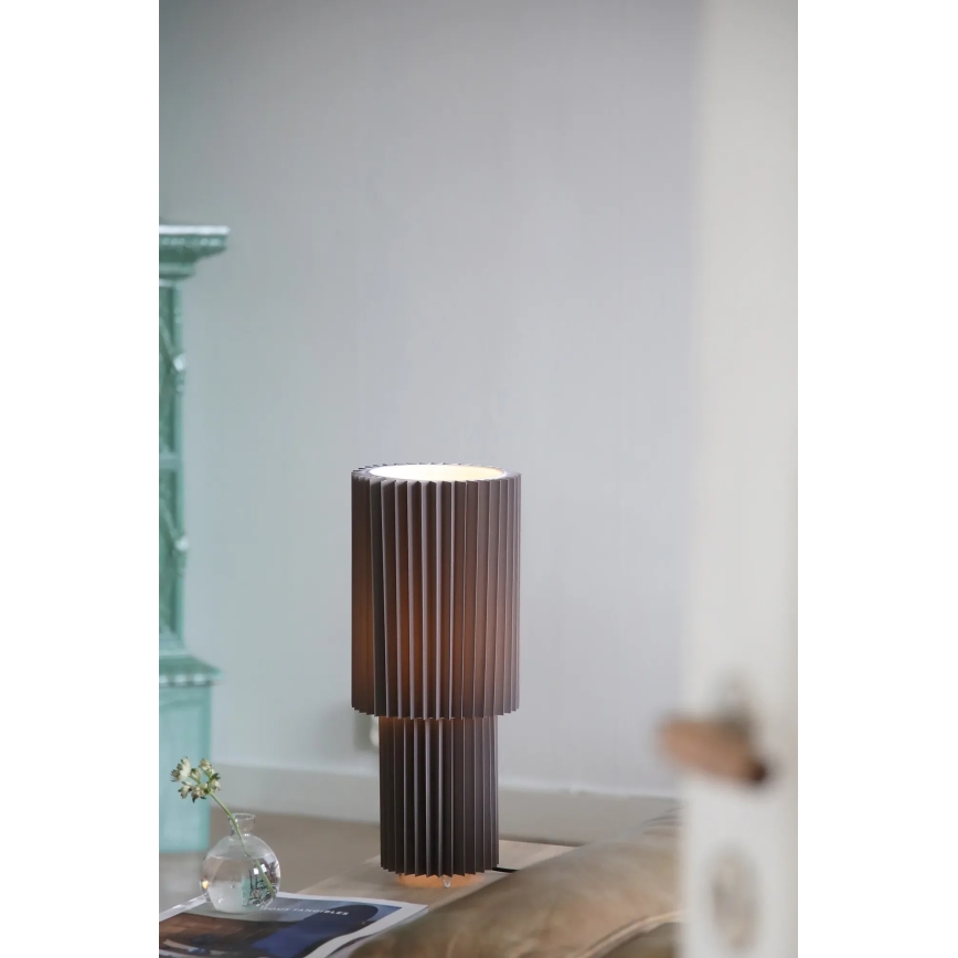 Markslöjd 108898 - Lampada da tavolo CATIS 1xE27/60W/230V 45 cm grigia