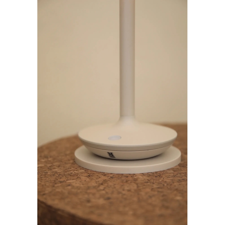 Markslöjd 108917 - LED Dimmerabile per esterni ricaricabile lampada da tavolo PETIT LED/2W/1800 mAh 2200/2700/3000K IP44 grigio