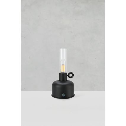 Markslöjd 108919 - LED Dimmerabile per esterni ricaricabile lampada da tavolo ASTRID LED/2W/1200 mAh IP44 nero