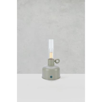 Markslöjd 108921 - LED Dimmerabile per esterni ricaricabile lampada da tavolo ASTRID LED/2W/1200 mAh IP44 grigio