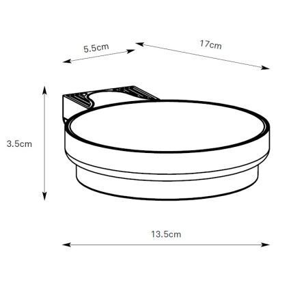 Markslöjd 108952 - Lampada da parete solare dimmerabile FRAME LED/2W/3,7V 4000 mAh IP44 nera