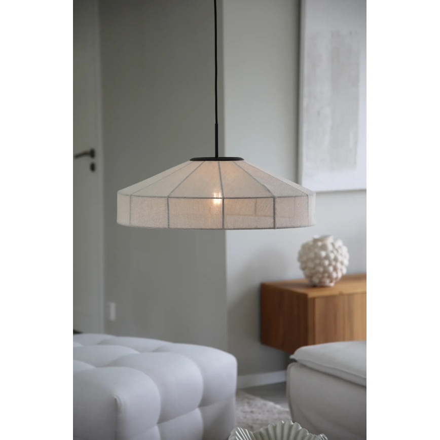 Markslöjd 108955 - Lampada a sospensione ALIA con cavo 1xE27/60W/230V Ø 57 cm crema/nero