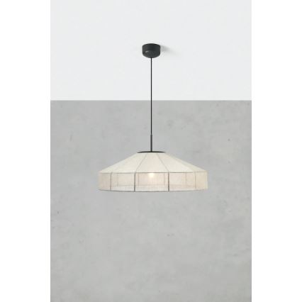Markslöjd 108955 - Lampada a sospensione ALIA con cavo 1xE27/60W/230V Ø 57 cm crema/nero
