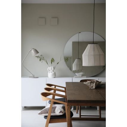 Markslöjd 108956 - Lampada a sospensione con cavo AIKO 1xE27/60W/230V Ø 37 cm crema/nera