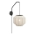Markslöjd 108957 - Applique ASUKA 1xE27/60W/230V crema/nera