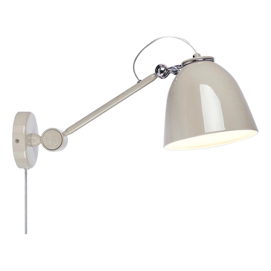 Markslöjd 108964 - Lampada da parete TILT 1xE27/60W/230V grigia