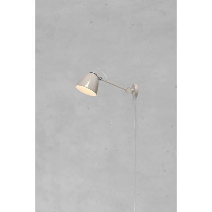 Markslöjd 108964 - Lampada da parete TILT 1xE27/60W/230V grigia