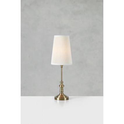 Markslöjd 108969 - Lampada da tavolo NOBLE 1xE14/40W/230V 56 cm bianco/ottone