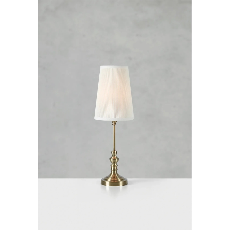 Markslöjd 108969 - Lampada da tavolo NOBLE 1xE14/40W/230V 56 cm bianco/ottone