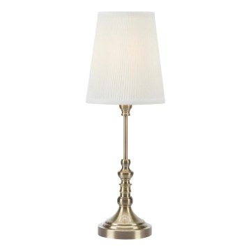 Markslöjd 108970 - Lampada da tavolo NOBLE 1xE14/40W/230V 66 cm bianco/ottone