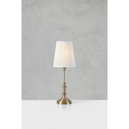 Markslöjd 108970 - Lampada da tavolo NOBLE 1xE14/40W/230V 66 cm bianco/ottone